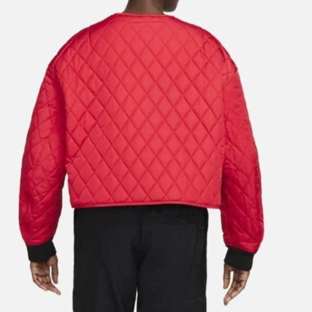 Nike Air Jordan Flight Cropped Bomber Reversible Jacket